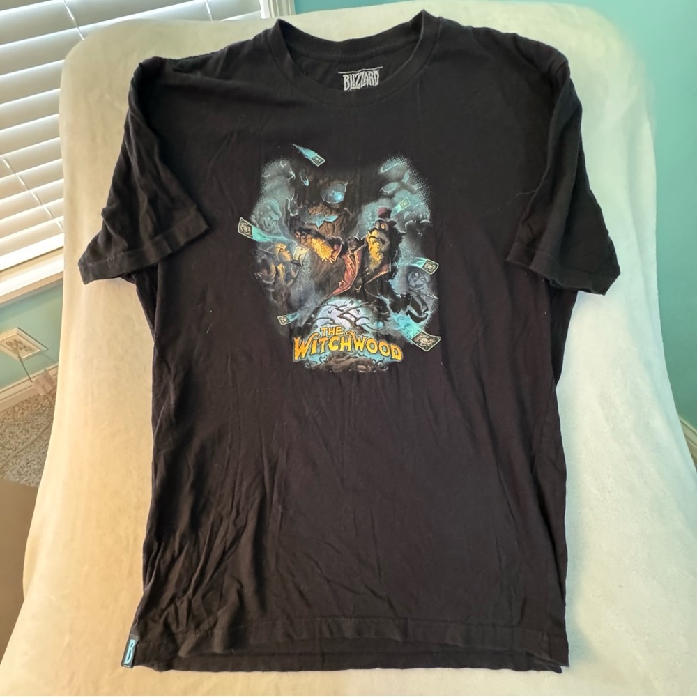 Blizzard Entertainment Hearthstone The Witchwood T Shirt Unisex Large Black